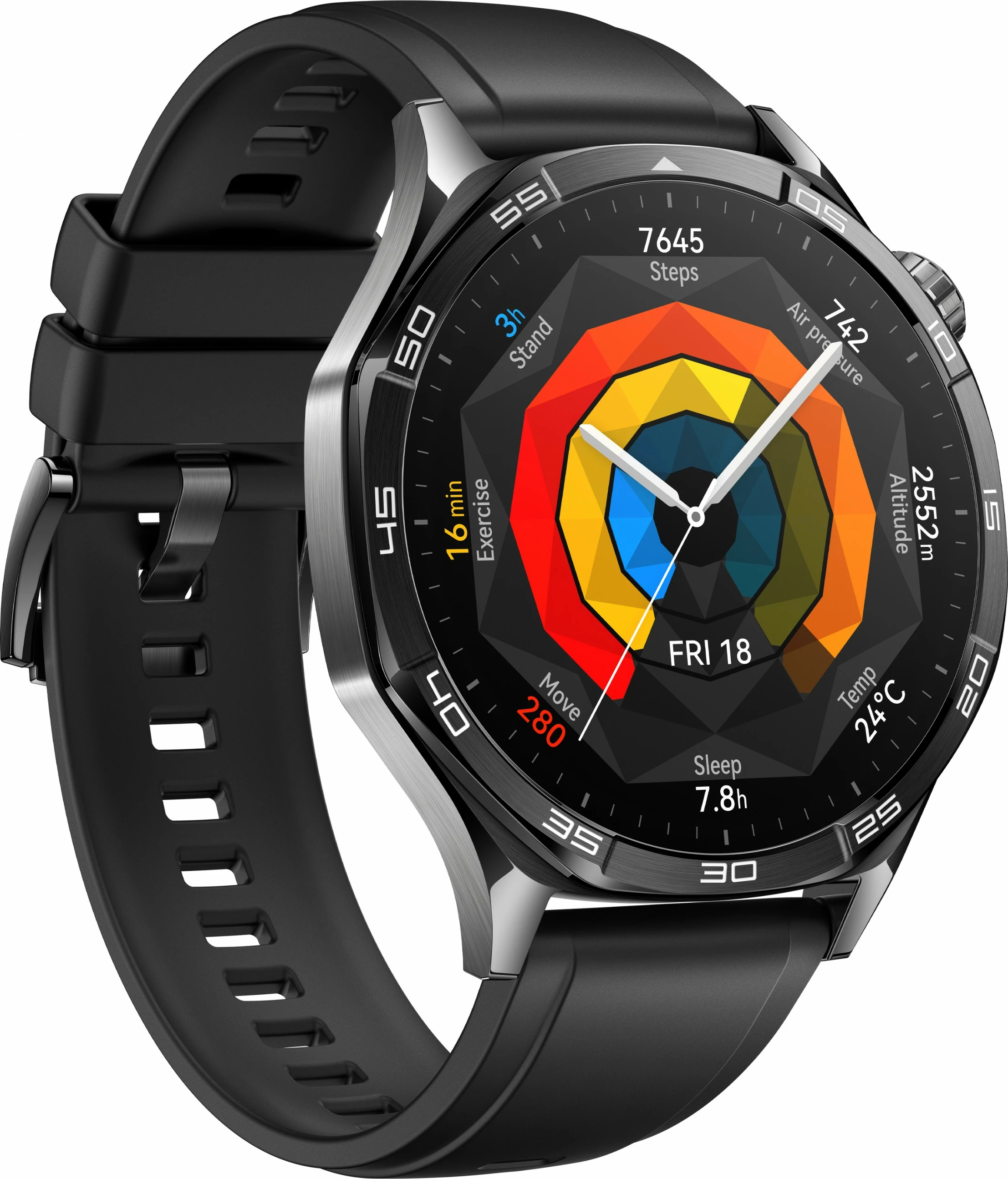 Smartwatch Huawei WATCH GT5 46mm, AMOLED, GPS, e zezë