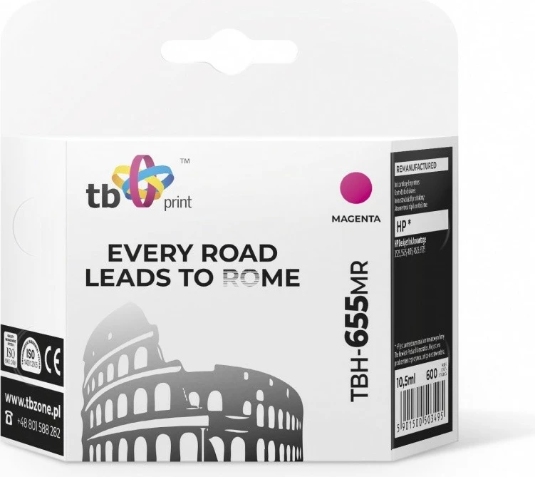 Toner TB Print TBH-655MR për HP Deskjet Ink Advantage, Magenta