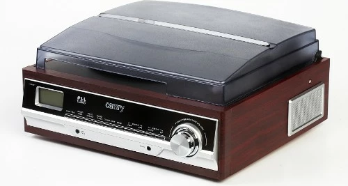 Gramafon Camry CR1113 me radio AM/FM, kafe