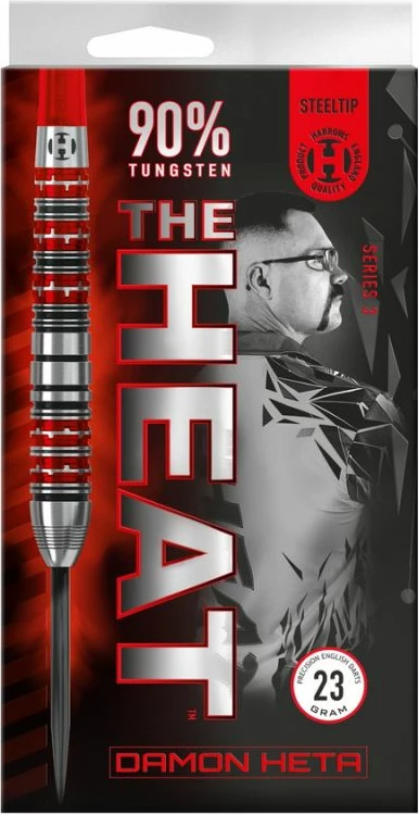 Shigjeta steeltip Harrows për femra dhe meshkuj, kuqe-gri