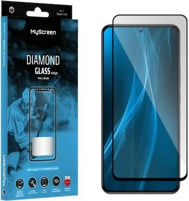 Mbështjellës xhami MyScreen Diamond Glass Edge Full Glue për Realme Neo7/Neo7 SE, e zezë