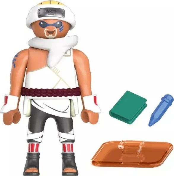 Figurë aksioni Playmobil Naruto Shippuden Killer Bee 71116 me libër, stilolaps dhe shpatë Samehada