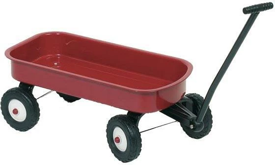 Karrocë metalike GOKI për fëmijë, e kuqe