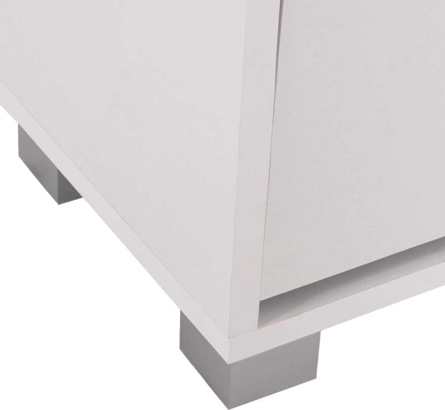 Kabinet këpucësh FH2221.05, 3 nivele, melaminë, ngjyrë e bardhë, 62x24x110H cm