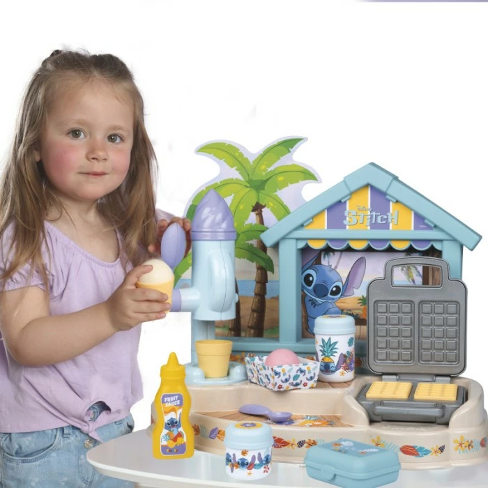 Set lodrash Smoby Stitch Beach Bar, 12 aksesorë, shumëngjyrësh