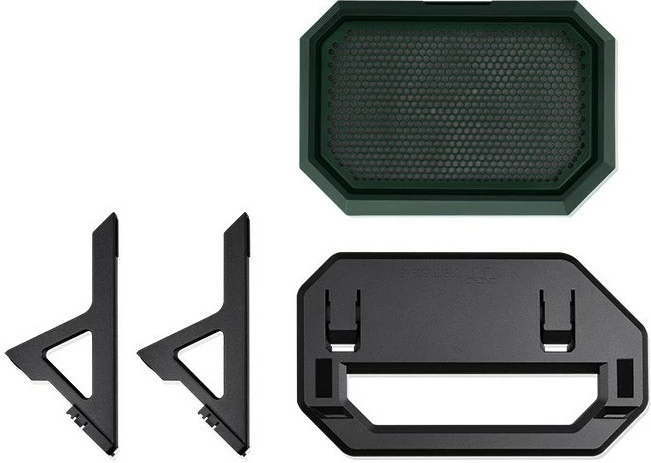 Komplet aksesorë kasë Thermaltake Tower 600 Racing Green, filtër anti-pluhur, i zi/gjelbër