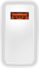 Karikues muri Natec Ribera, 1x USB-A, 18W, Bardhë