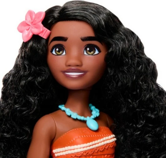 Kukull Disney Princess Vaiana me aksesorë dhe rërë modeluese, Mattel JFT12, set