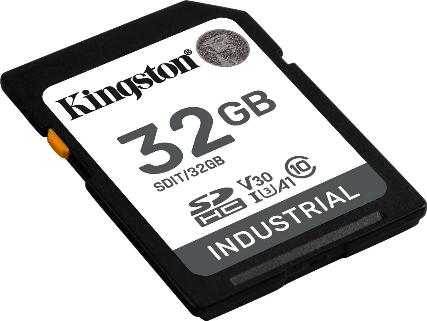 Kartë kujtese Kingston Industrial SDHC, 32GB, Class 10, A1