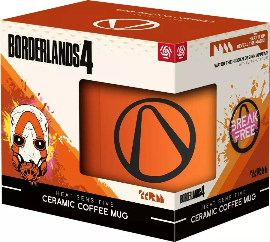 Filxhan qeramike Borderlands 4 Good Loot, 450 ml, portokalli