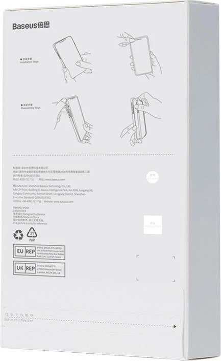 Mbështjellës Baseus Corning me xham të temperuar për iPhone 13 Pro Max, transparent, set