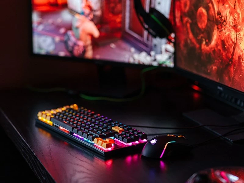 Set tastierë mekanike dhe maus Tracer GAMEZONE HORNET87, USB, i zi