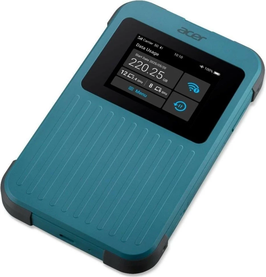 Hotspot mobil Acer Connect M4 5G, Wi-Fi 6, ekran me prekje, bateri 8000mAh