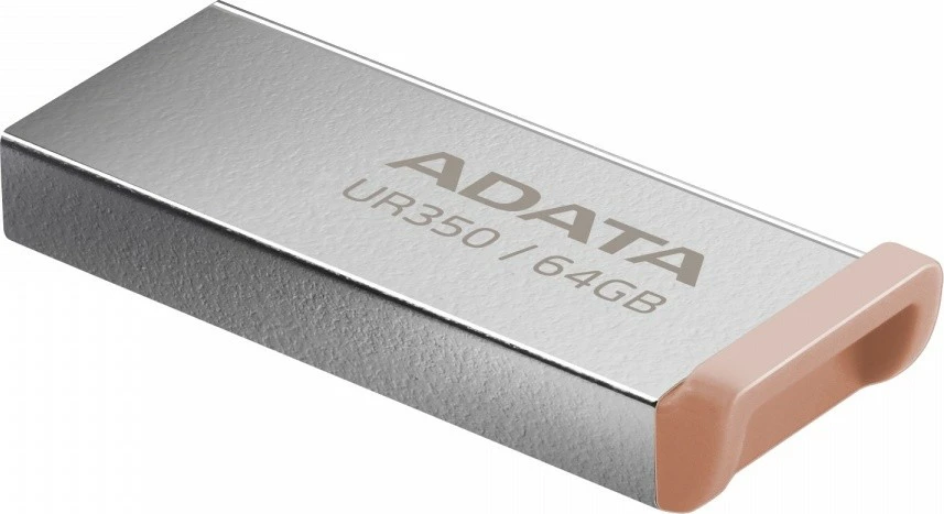 Pendrive Adata UR350 64GB, USB 3.2, Metal, Kafe