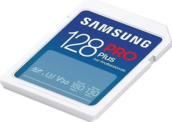 Kartë memorie Samsung Pro Plus, SDXC, 128GB, 180MB/S