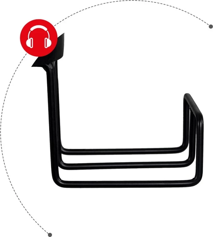 Tavolinë për kompjuter Huzaro Hero 5.0, e zezë/e kuqe