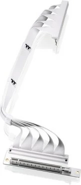 Kasë Thermaltake Riser Tape PCI-E 4.0 x16 Extender 400mm Dual 90°, Bardhë