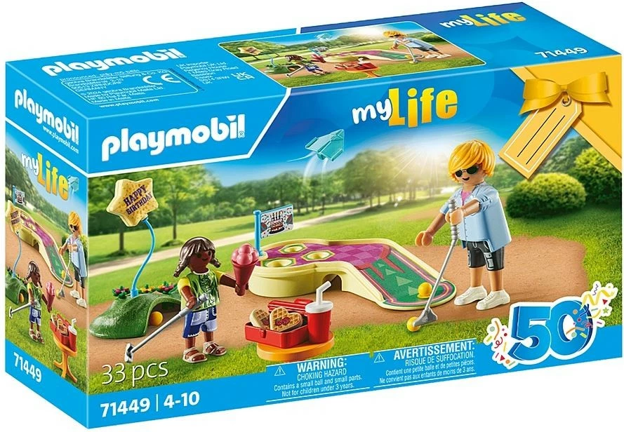 Set figurina Playmobil My Life 71449, minigolf, 33 pjesë