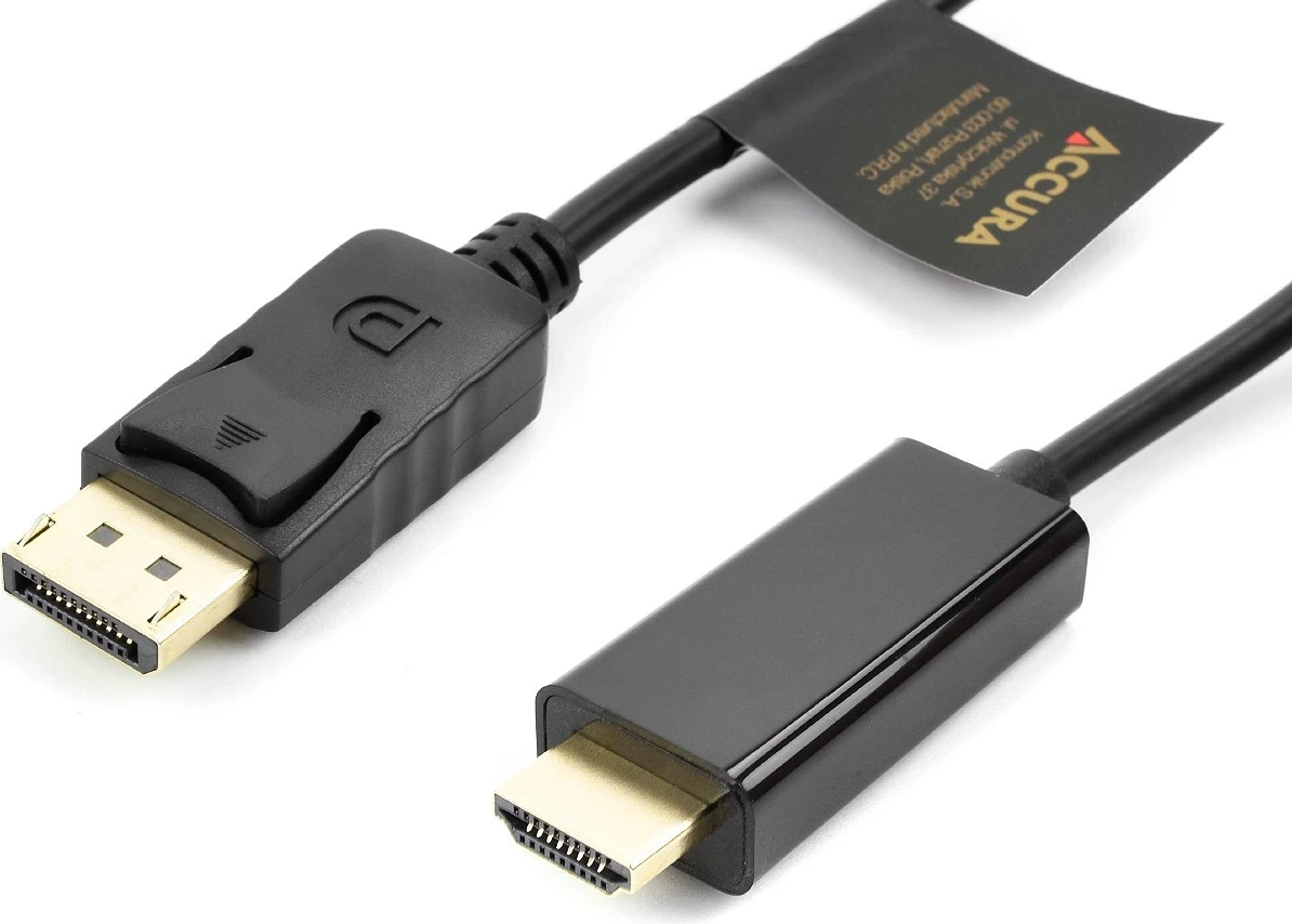 Kabeli Accura DisplayPort > HDMI 3.0m, i zi