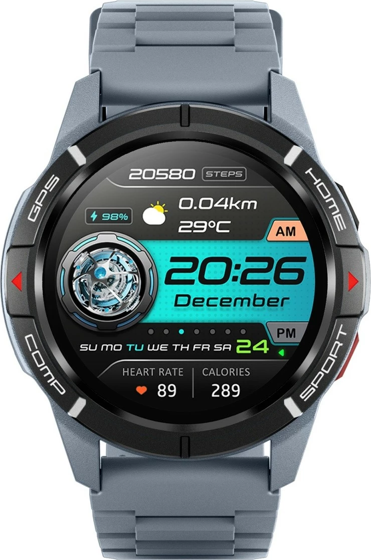 Smartwatch Mibro GS Active, 1.3 inç, 400 mAh, Gri