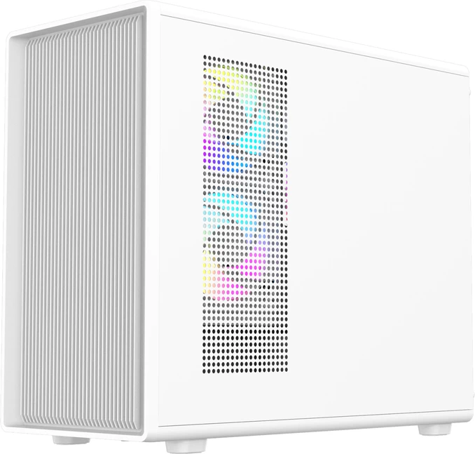 Kasë, Darkflash, DB460M, M-ATX/ITX, deri 12 ventilatorë / radiator 360 mm, 2x HDD 3.5" 2x SSD 2.5", e bardhë