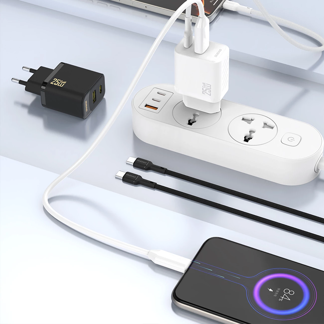 Karikues muri Dudao A27, 25W GaN, USB-C, i zi