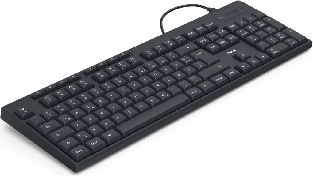 Tastierë Hama CK-200 me kabllo, USB-A/USB-C, e zezë