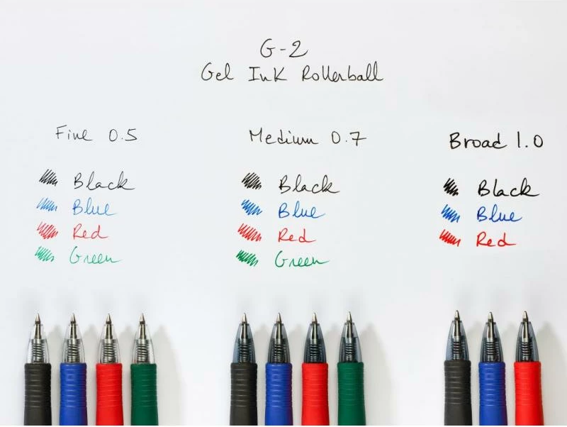 Stilolaps xhel, Pilot, G2 07 (BL-G2-7-R), vijë 0.7 mm, e kuqe