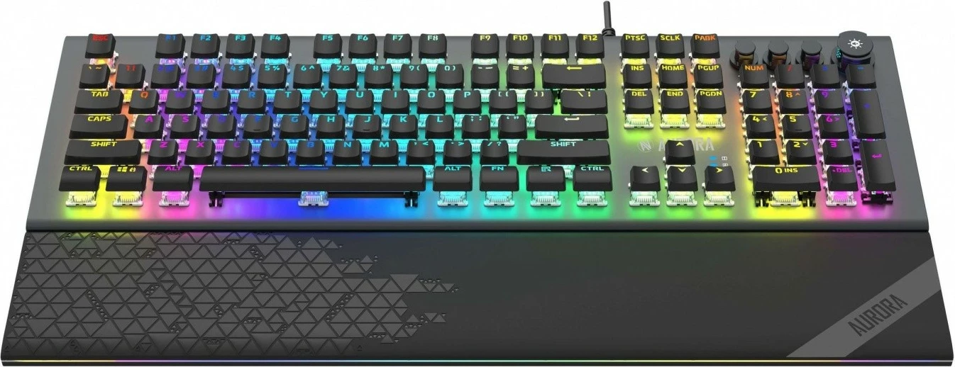 Tastierë mekanike gaming iBOX Aurora K-5, RGB, Wired, e zezë