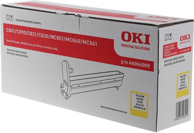 Njësi drum, OKI 44064009, rendiment 20000 faqe, standard, e verdhë