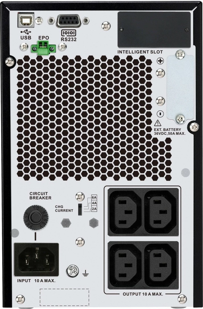 Kasë UPS APC SRV1KIL-E Easy UPS On-Line, 1000VA, 900W, Tower, E zezë