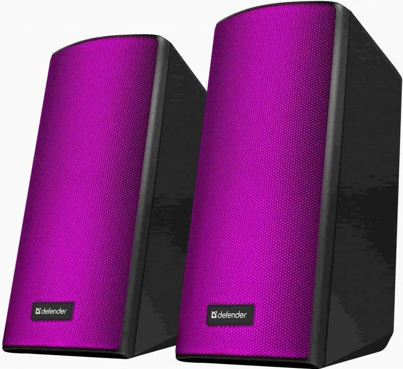 Altoparlantë kompjuteri Defender Spitfire 2.0, Bluetooth, 6W, LED, të zi (set)