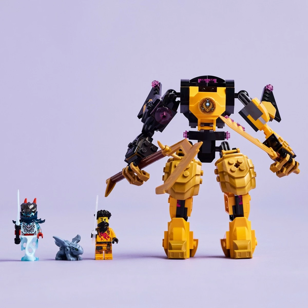 Set LEGO Ninjago Spinjitzu Battle Mech Arina 71839, 213 pjesë, për fëmijë, Plastikë