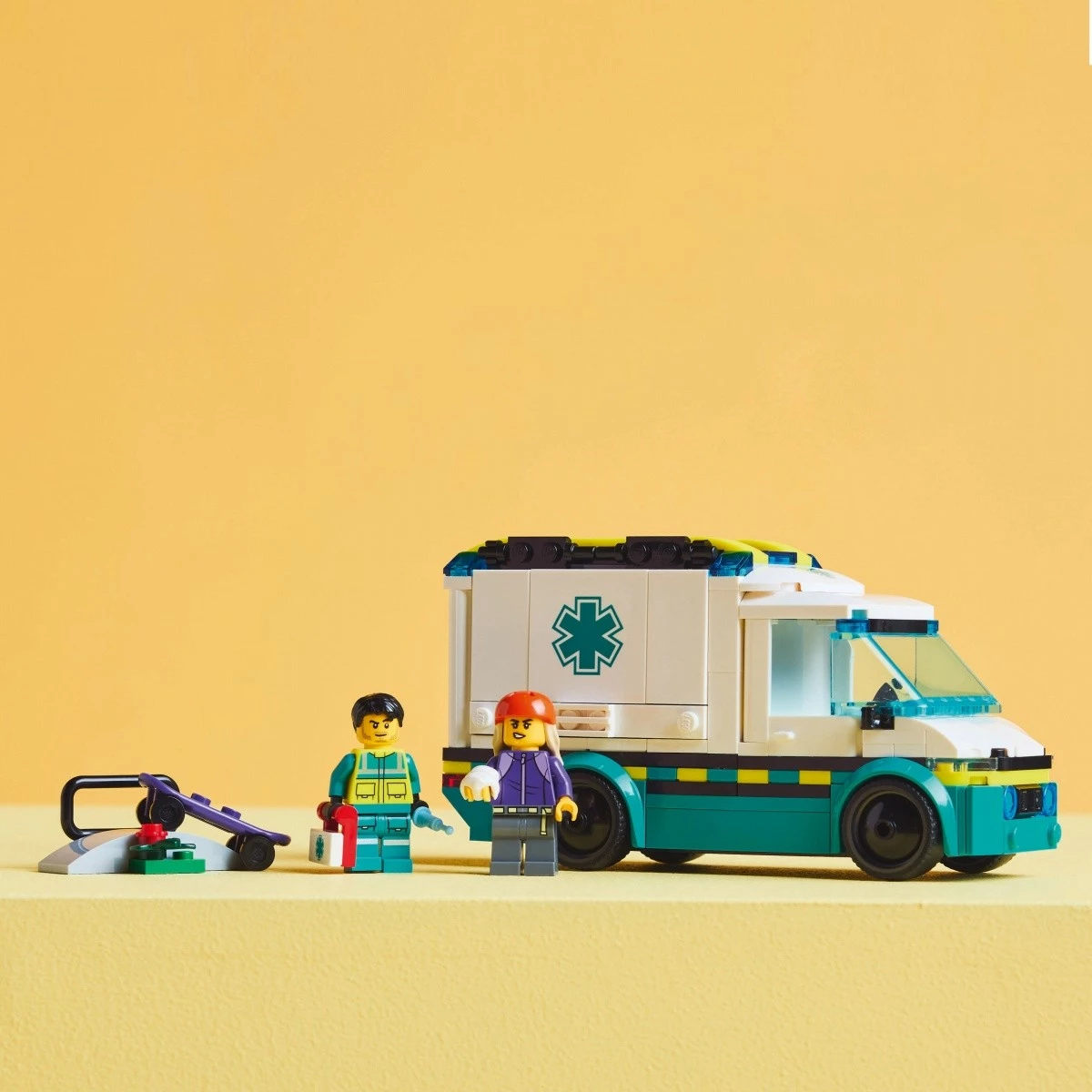 Set lodrash LEGO City Ambulance 60451, 184 pjesë, plastikë