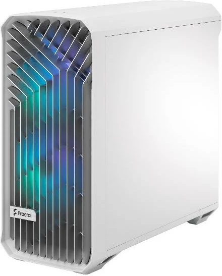 Kasë Fractal Design Torrent White RGB TG Clear Tint, Midi Tower, Tempered Glass, e bardhë