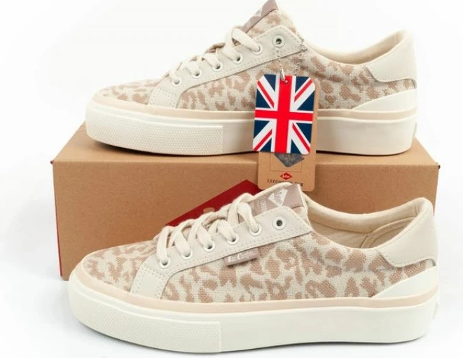 Këpucë femra Lee Cooper, krem