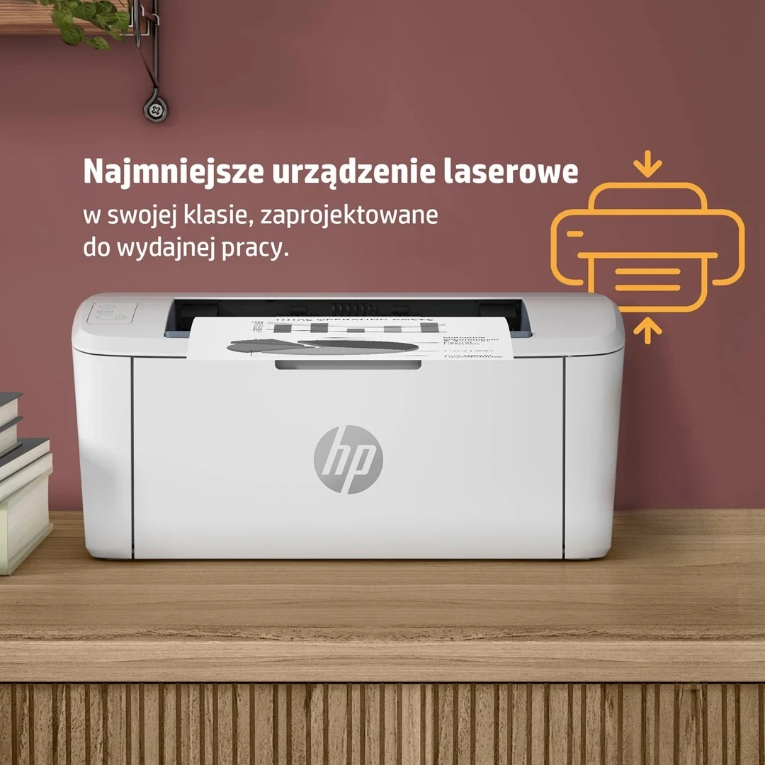 Printer Laser HP LaserJet M110w, për zyrë të vogël, në ngjyrë të bardhë