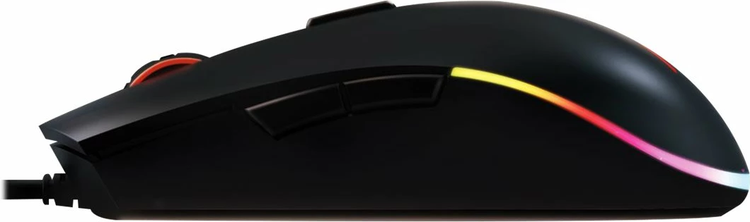 Maus gaming AOC GM500, me kabllo, RGB, 5000 DPI, i zi
