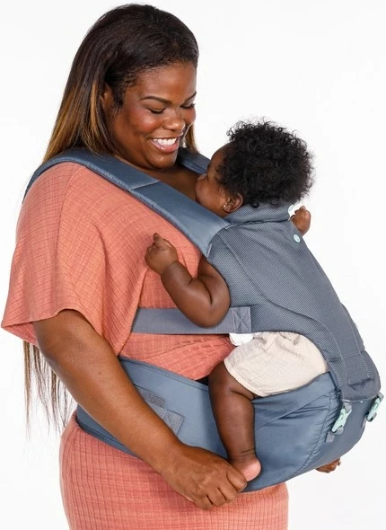 Mbajtëse bebe 5-në-1 me sedilje në ije, B-kids, 150300012, 0m+ 5.5–20.4 kg, gri