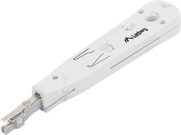 Thikë për krimpin dhe shqyrtimin e kabllave Lanberg NT-0001, e bardhë