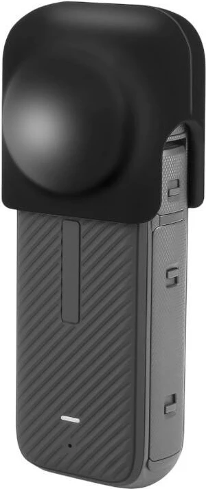 Mbështjellës silikoni për lentë Puluz PU980B për Insta360 X4/X5, i zi