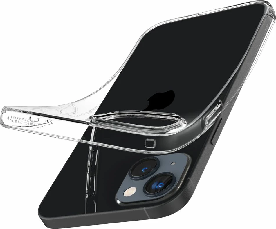 Mbështjellës Spigen Liquid Crystal për iPhone 14, Transparent