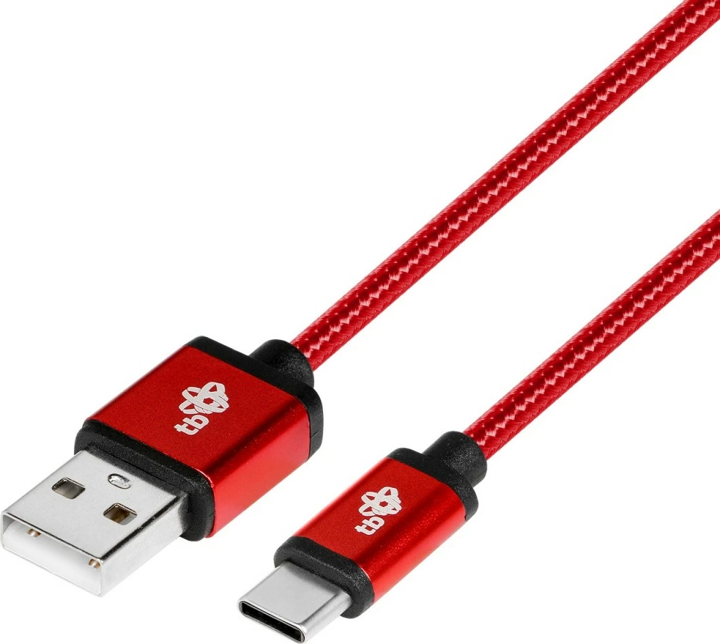 Kabllo USB në USB Type C TB AKTBXKUCSBA150M, 1.5m, Ruby