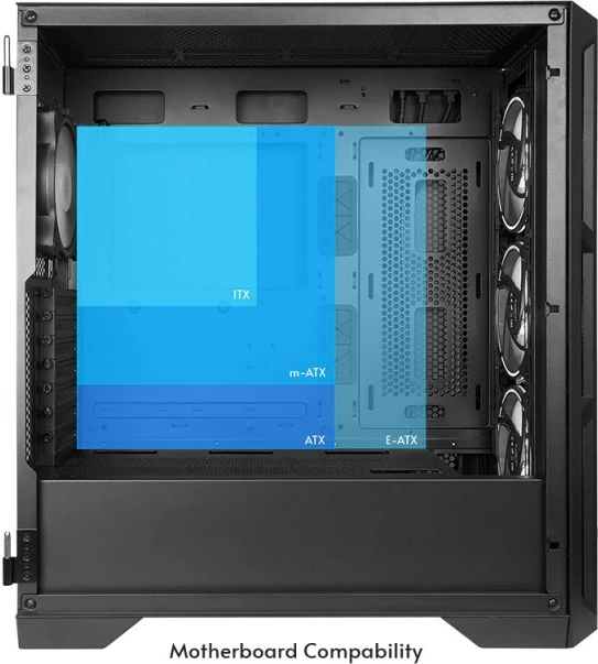 Kasë Chieftec APEX GA-01B-TG-OP, Big Tower, ARGB, Tempered Glass, E zezë