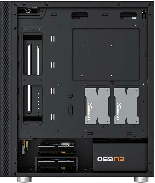 Kasë Darkflash DK210 Graffiti, Middle Tower, ATX/M-ATX/ITX, pa ventilator, e zezë