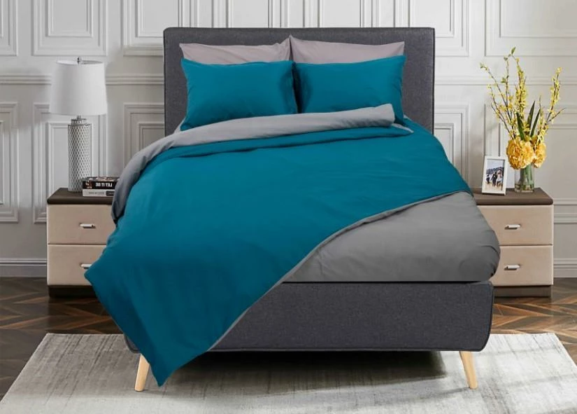 Set çarçafësh NEXT RAINBOW Emerald-Grey, 160x250cm