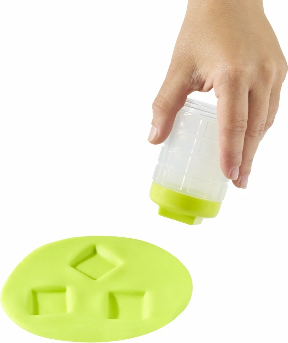 Set plastelinë dhe rërë kinetike MGA Wonder Factory Never Dry, lime dhe rozë