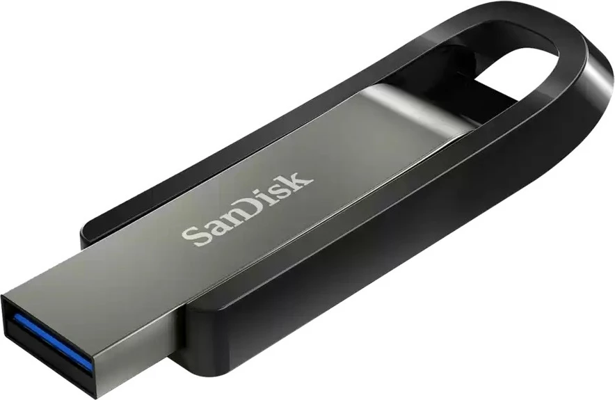 USB SanDisk Extreme Go, 64 GB, USB Type-A, 3.2 Gen 1, Inox