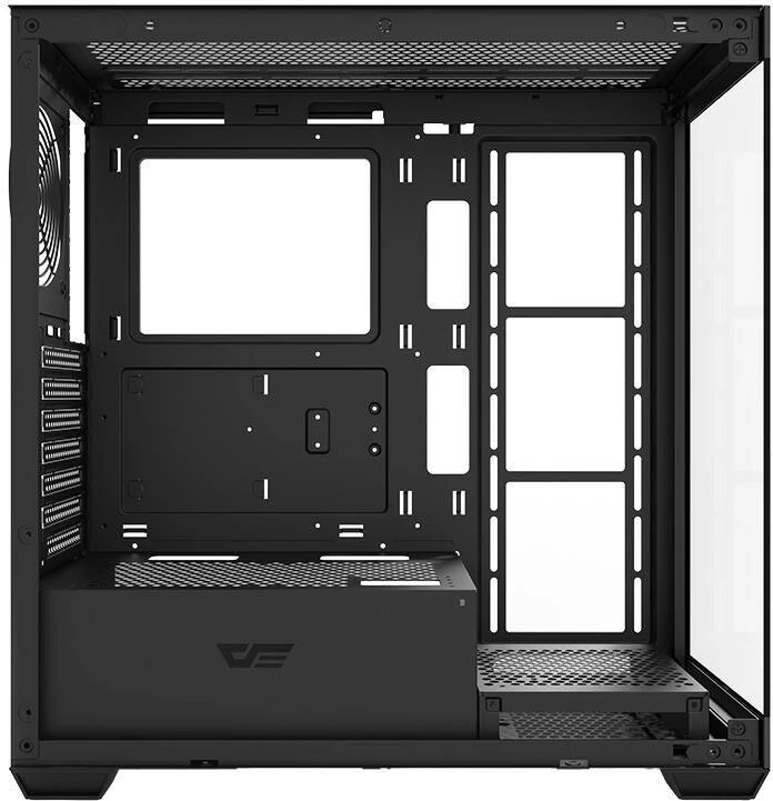 Kasë Darkflash DS900, Middle Tower, ATX/M-ATX/ITX, xham i temperuar, e zezë