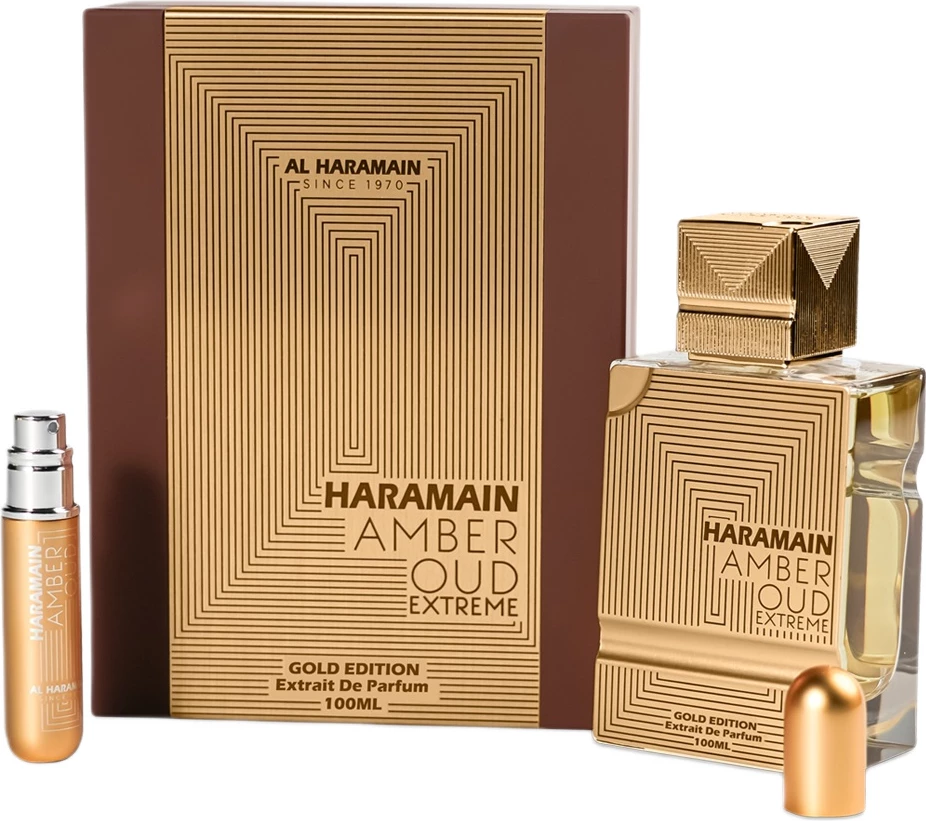 Parfum ekstrakt unisex Al Haramain Amber Oud Gold Edition Extreme, 100ml + atomizer 10ml